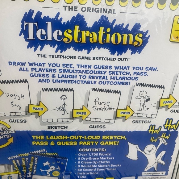 The Original Telestrations 4-8 Player Party Game Brand New Sealed USAopoly - Picture 7 of 10